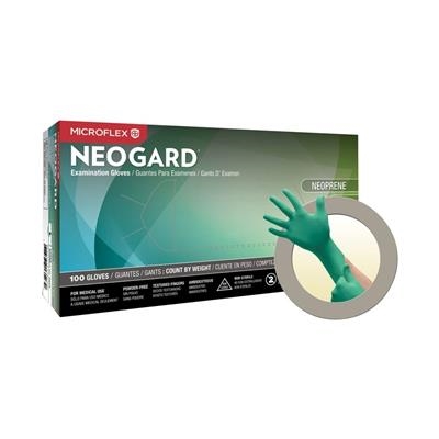 Microflex Neogard Green Chloroprene Exam Gloves