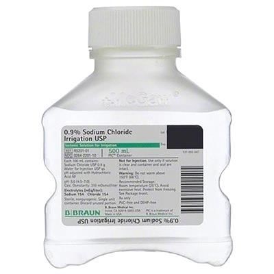 Sodium Chloride .9% 500mL Bottle