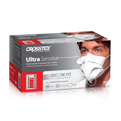 SecureFit Ultra Sensitive ASTM Level 3 Earloop Mask