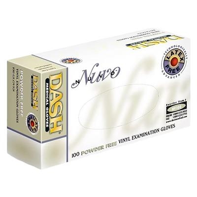 Nuvo WHITE Vinyl Powder Free Exam Gloves