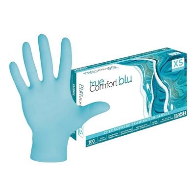 True Comfort Blu Chloroprene Dental Exam Gloves