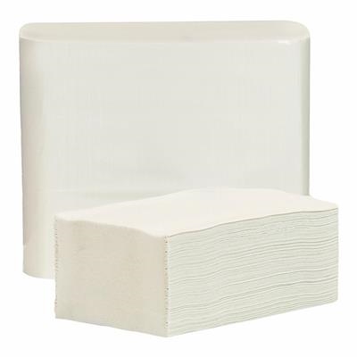 White C Fold Disposable 2 ply Towels 2400/Pack