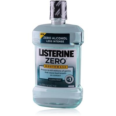 Listerine Zero Mouthwash Clean Mint 1.5 Liter 6/Cs