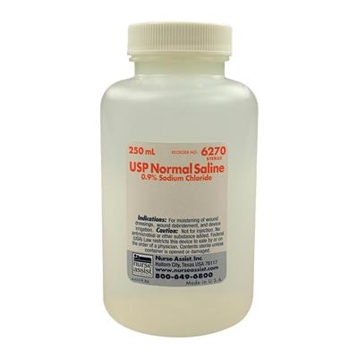 Sodium Chloride .9% Saline 250mL Bottle