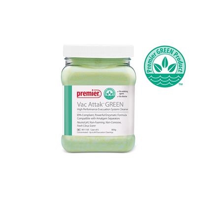 Vac Attak Green High Performance Evacuation System Cleaner 800mg Jar