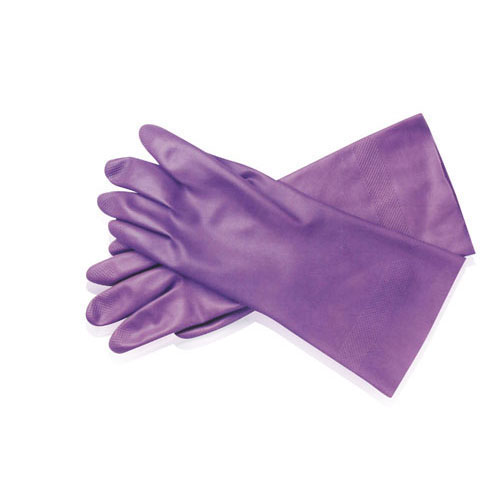 Lilac Nitrile Utility Gloves Medium 3Pr 40-062