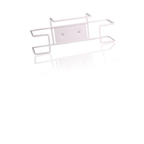 Glove Box Holder Single White Wireform