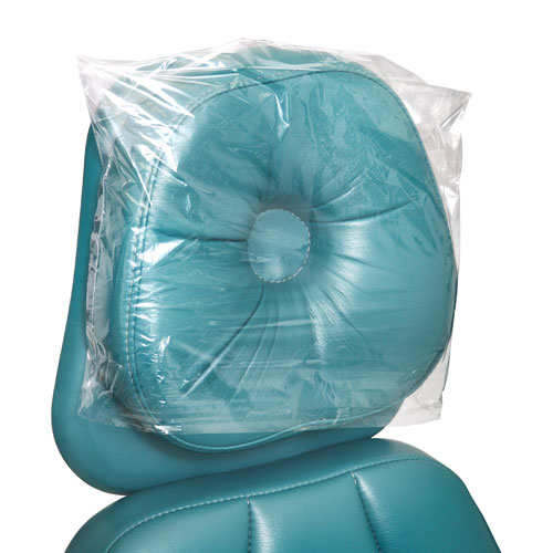 Brixton Headrest Covers Clear Large 10" x 14.5" 250/Box 501-L