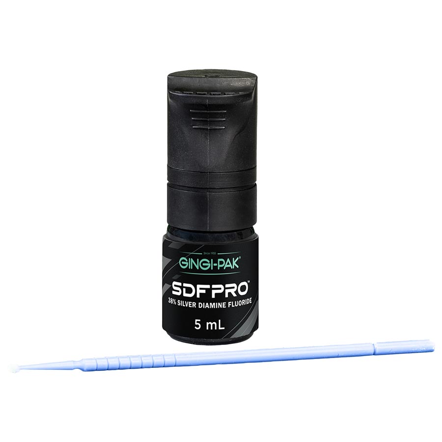 SDF Pro 38% Silver Diamine Fluoride Solution Bottle Kit 5mL W/ Tips 73014