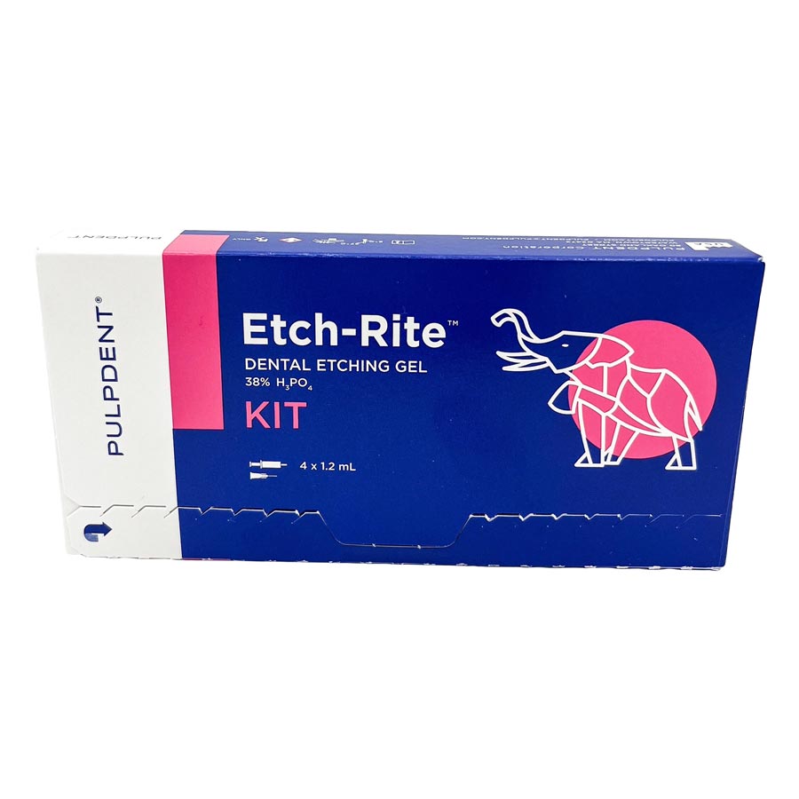 Etch-Rite 4x1.2mL Syringe W/ Tips *Ground Only ETCH