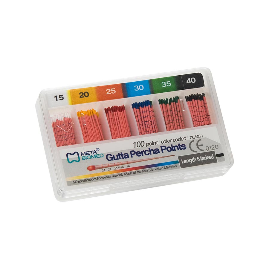 Meta Gutta Percha .04 Taper 15-40 60/Box TCGA41460L-P71