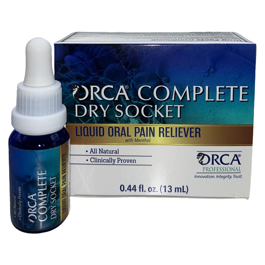 ORCA Complete Dry Socket Solution 13 ml Bottle w/ dropper 310993