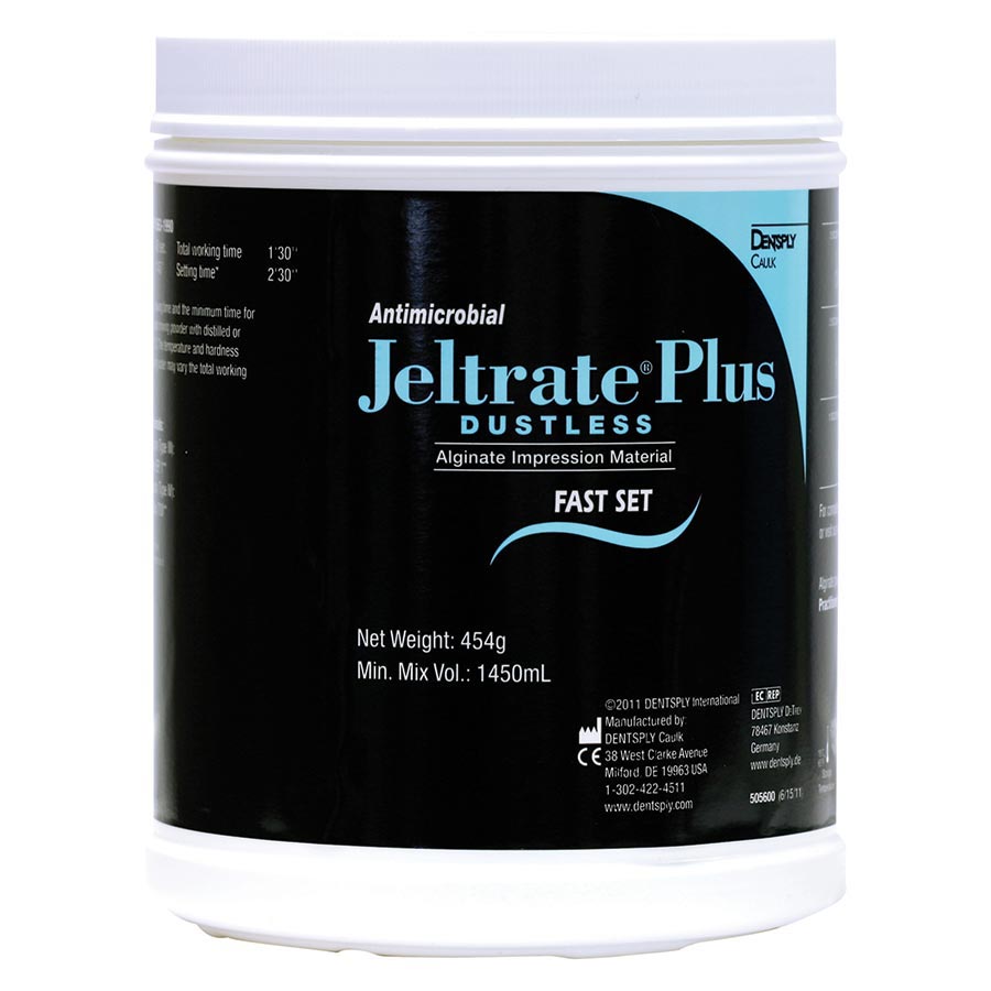 Jeltrate Plus Alginate Fast Set 1Lb Can 605602