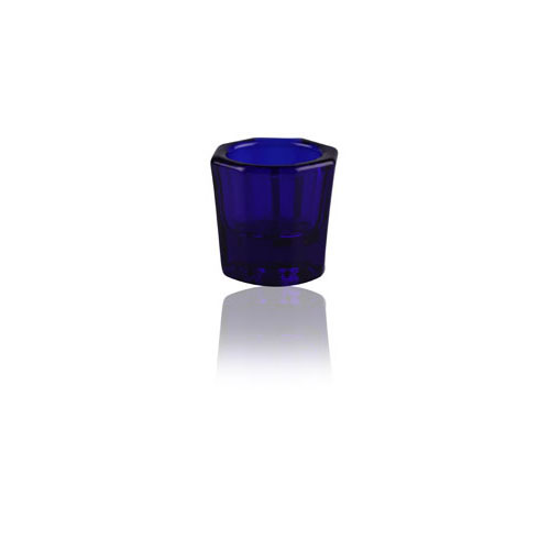 Dappen Dish Glass Blue 1pc