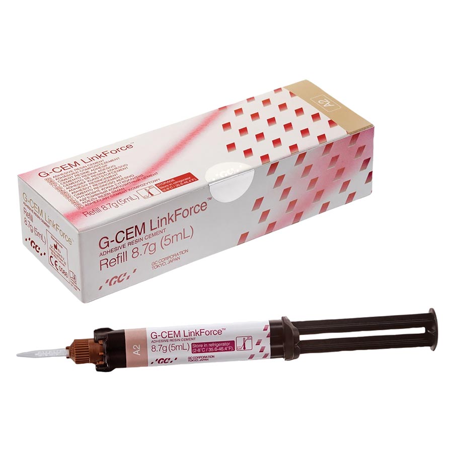 G-Cem LinkForce Cement Refill Bleach 8.7g Syringe 20 Auto Mix Tips 010123