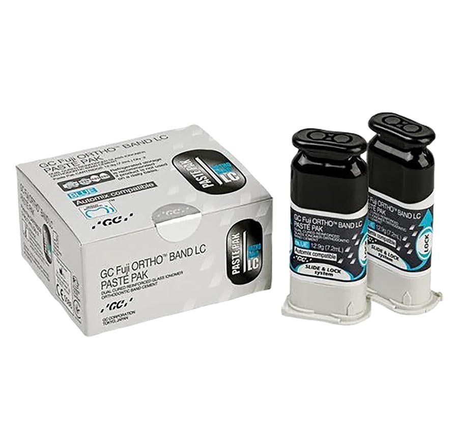 Fuji Ortho Band LC Paste Pak SL 2x7.2mL Cartridge & Mixing Pad 013573
