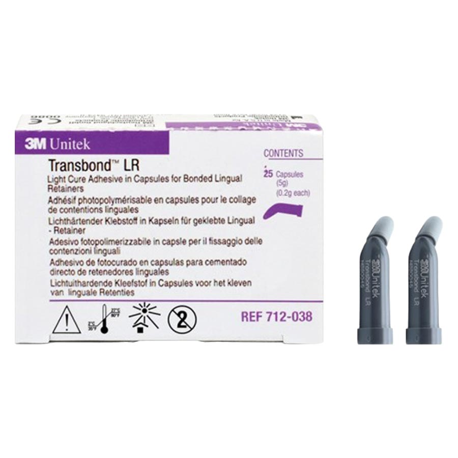 Transbond LR Light Cure Adhesive Capsules 25/Box 712-038