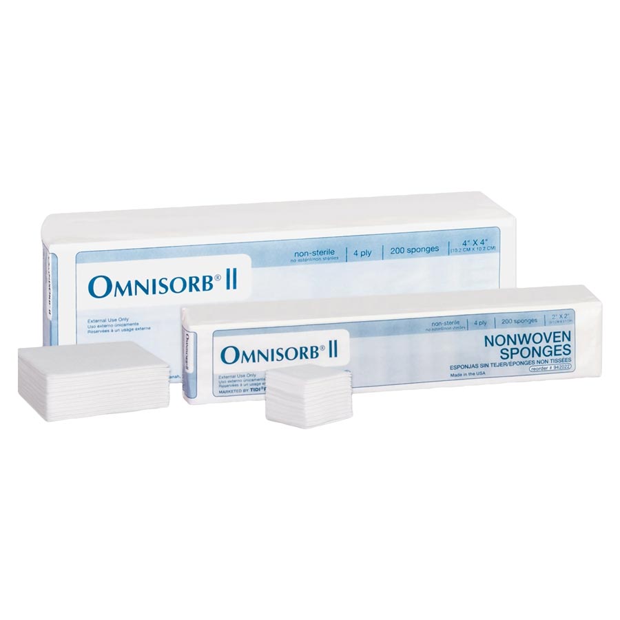 Omnisorb II Gauze Sponge 2x2 4Ply 5000/Box 942022