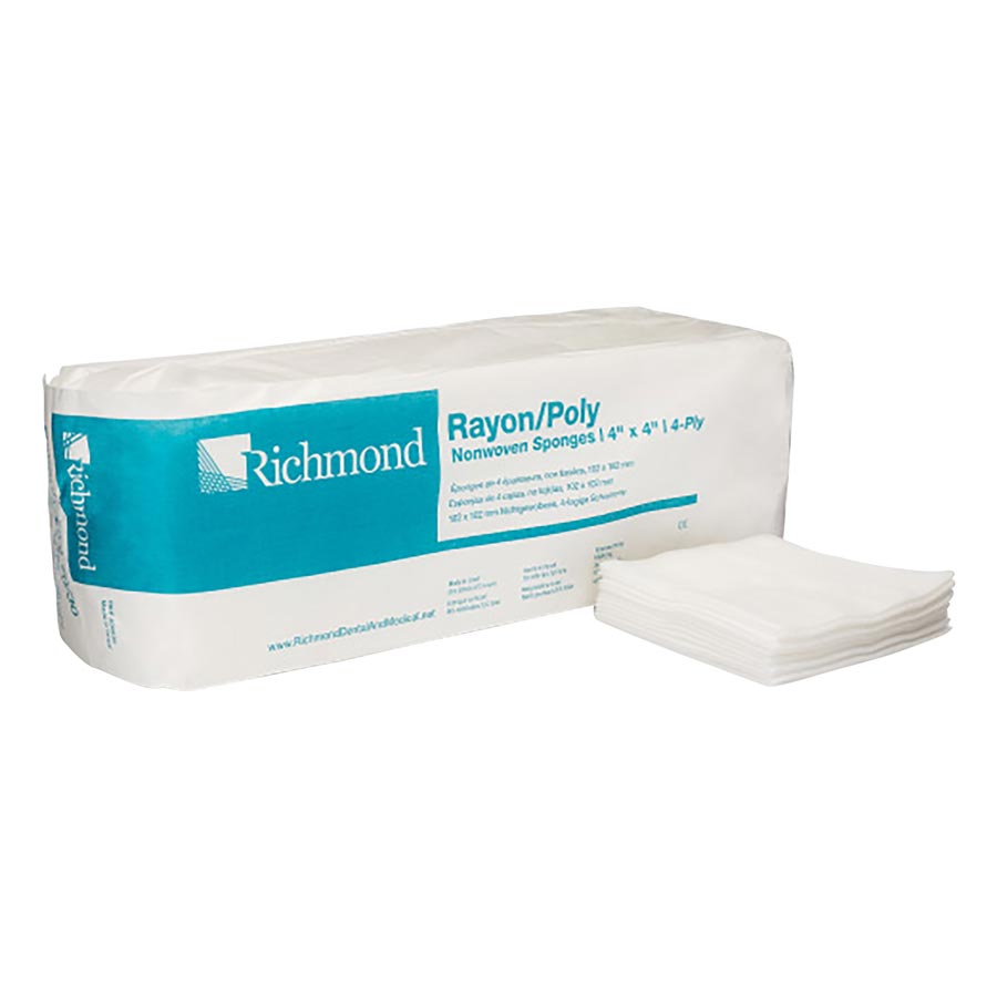 Richmond 4x4 4Ply NonWoven Rayon/Poly 2000/Case 300636