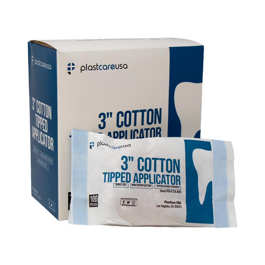 Cotton Tip Applicators 3" 1000/Pack 4301