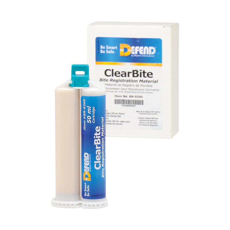 Defend Clear Bite Registration Unflavored Fast Set BR-9200