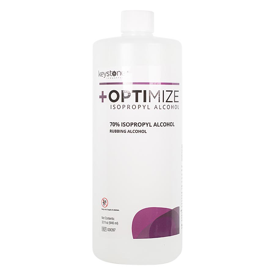 Optimize Isopropyl Alcohol 70% 32oz 4/Box 00097 *Ground Only