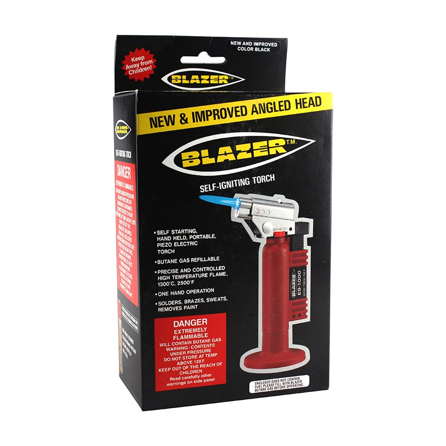 Micro Torch Blazer ES-1000 Angled Head Black