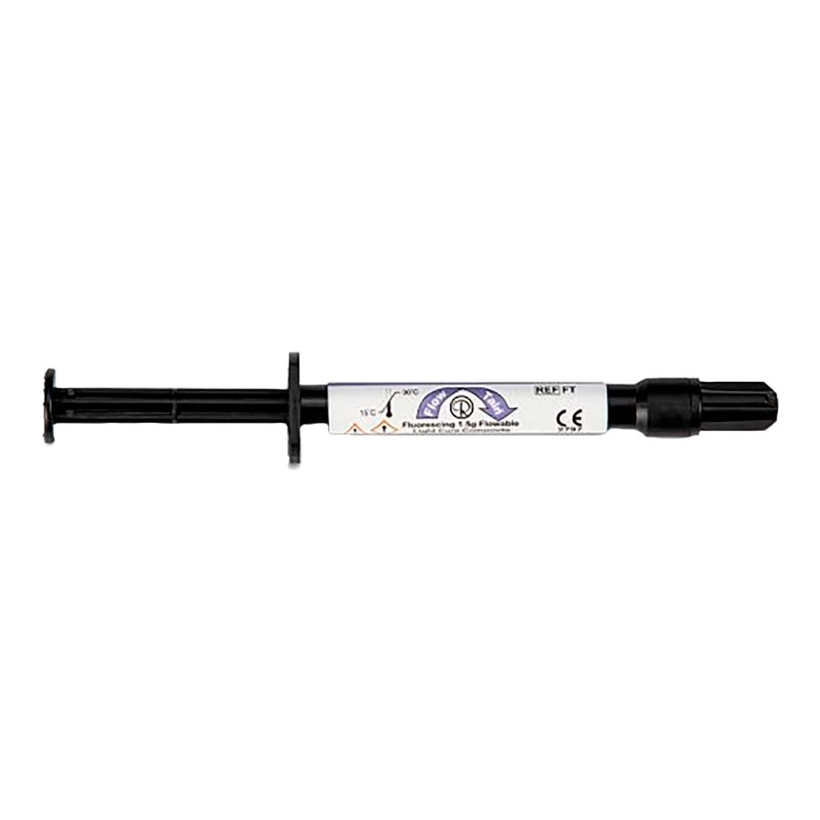 Flow Tain Regular Viscosity Flowable Light Cure Composite 1.5g w/ Tips FT
