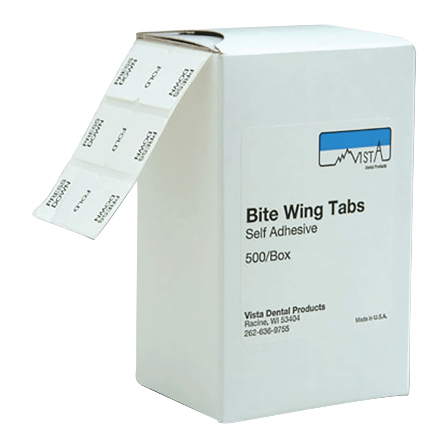 Bite Wing Tabs/Self Adhesive 500/Box 308001