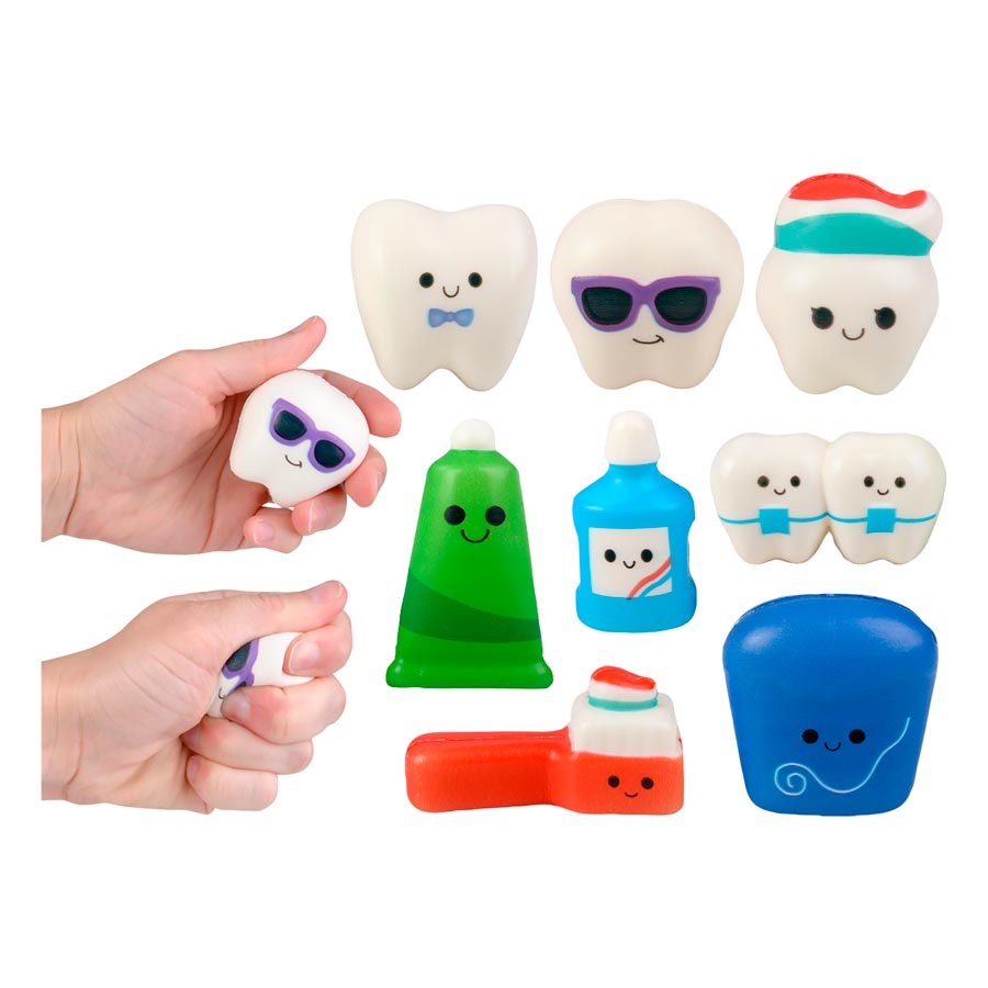 Mini Squishy Dental Toy 50/Pack JV558