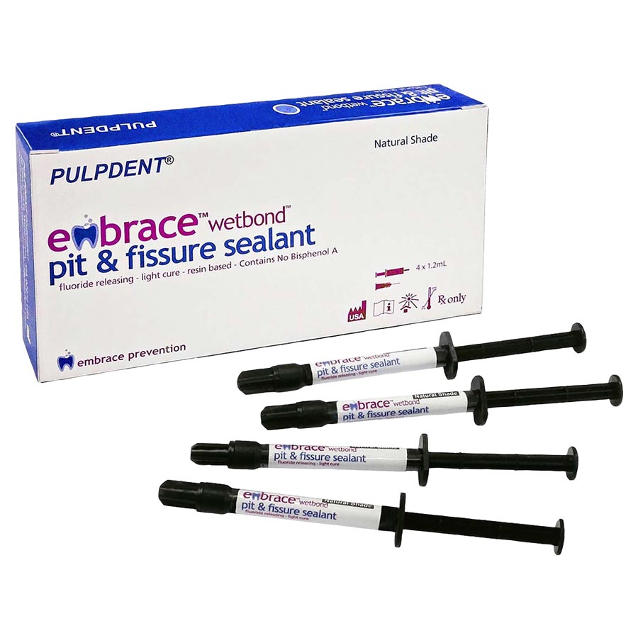 Embrace Wetbond Pit & Fissure Sealant Kit 4 x 1.2mL Natural EMS