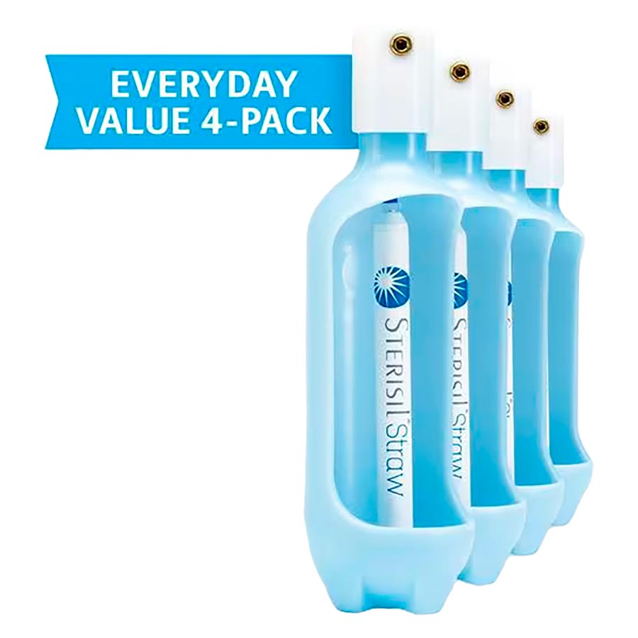 Sterisil 365 Day Straw Waterline Cleaner for Distilled Water 4/Pack S365-VAL4