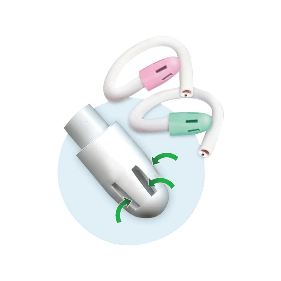 Comfort Plus Saliva Ejector White 100/Bag ZWWCP