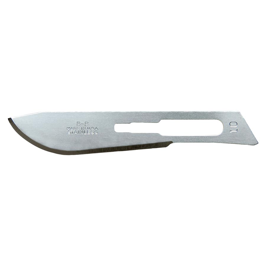 Bard-Parker Stainless Steel Blades - 10 Sterile 10/Pack 371210
