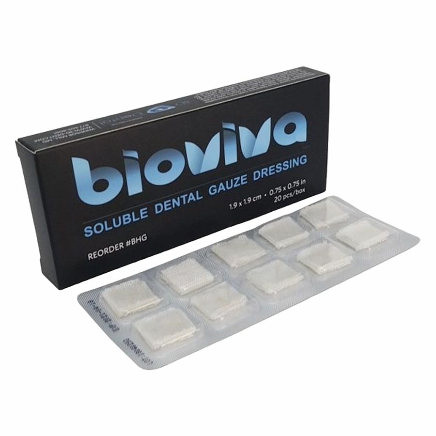 Bioviva Hemostatic Gauze Dressing 20/Box BHG