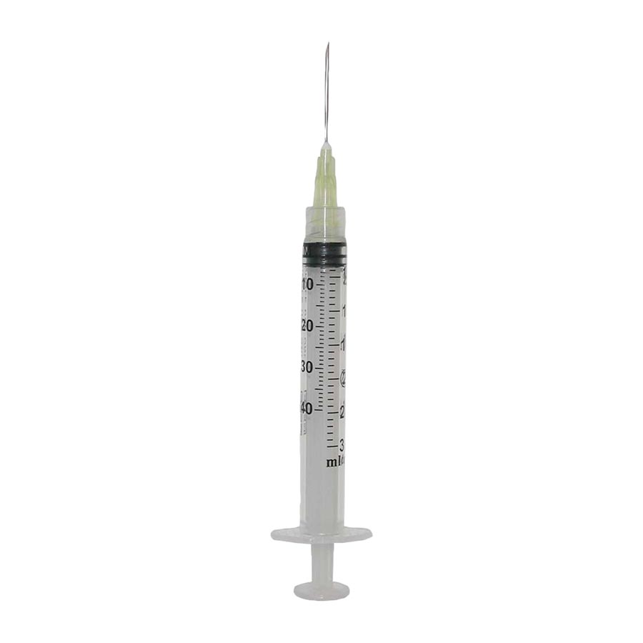 Exel Syringe & Needle Luer Lock 3cc Low Dead Space Plunger 20G x 1" 100/bx 26108