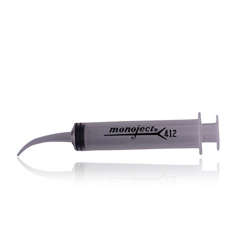 Monoject Curved Tip Syringe 8881412012 W/ Rubber 50/Pack