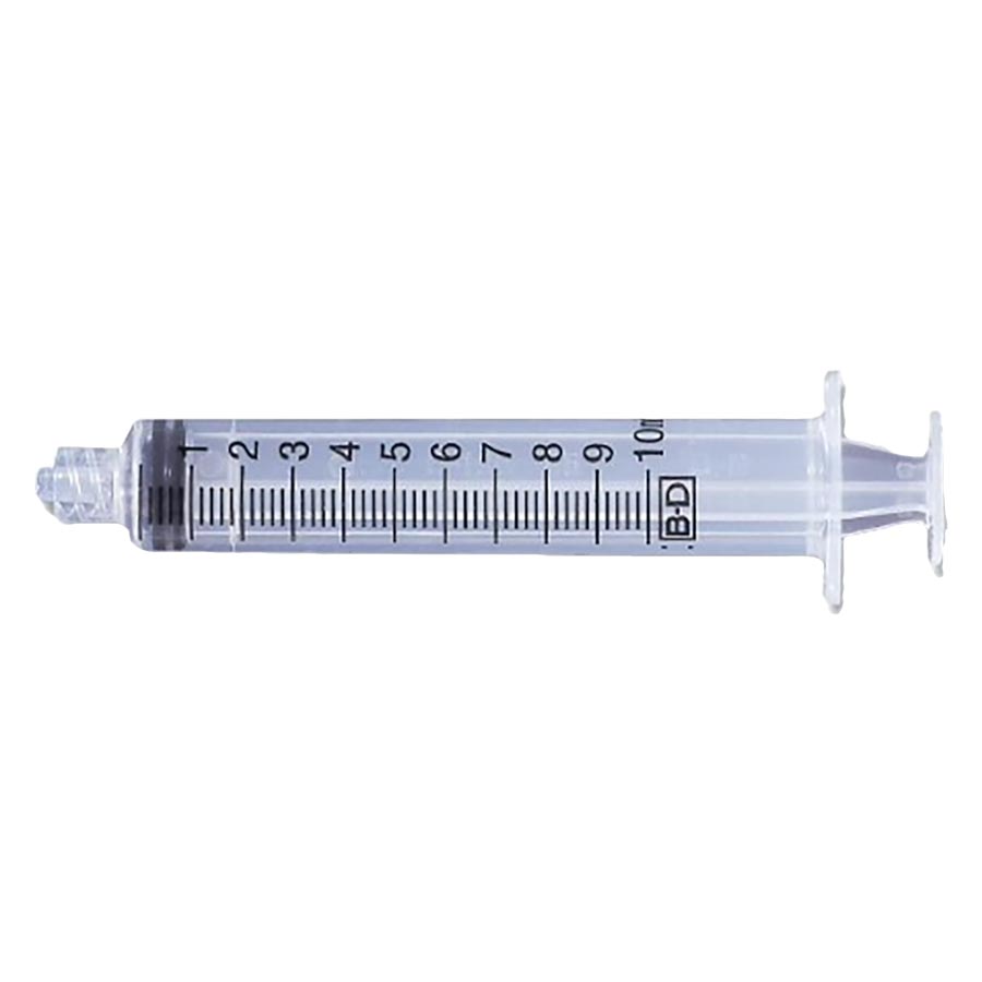 BD Luer Lock Syringe Only 10cc Sterile 200/Box 302995