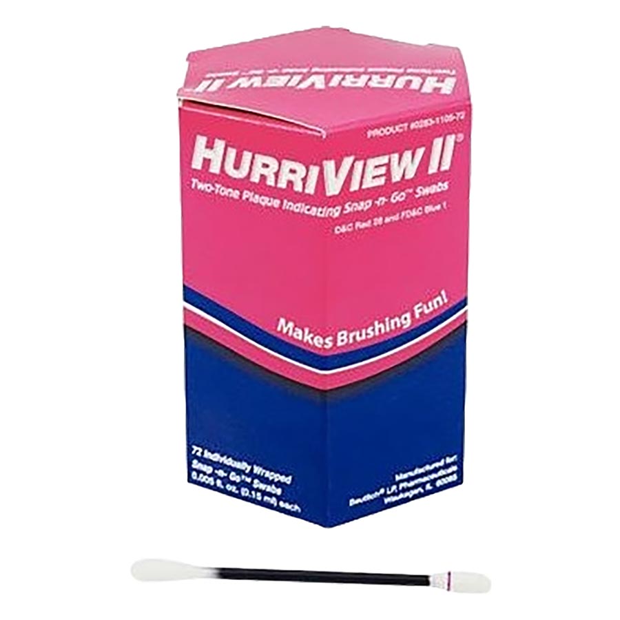HurriView II Two-Tone Snap-N-Go Swabs 0283-1105-72