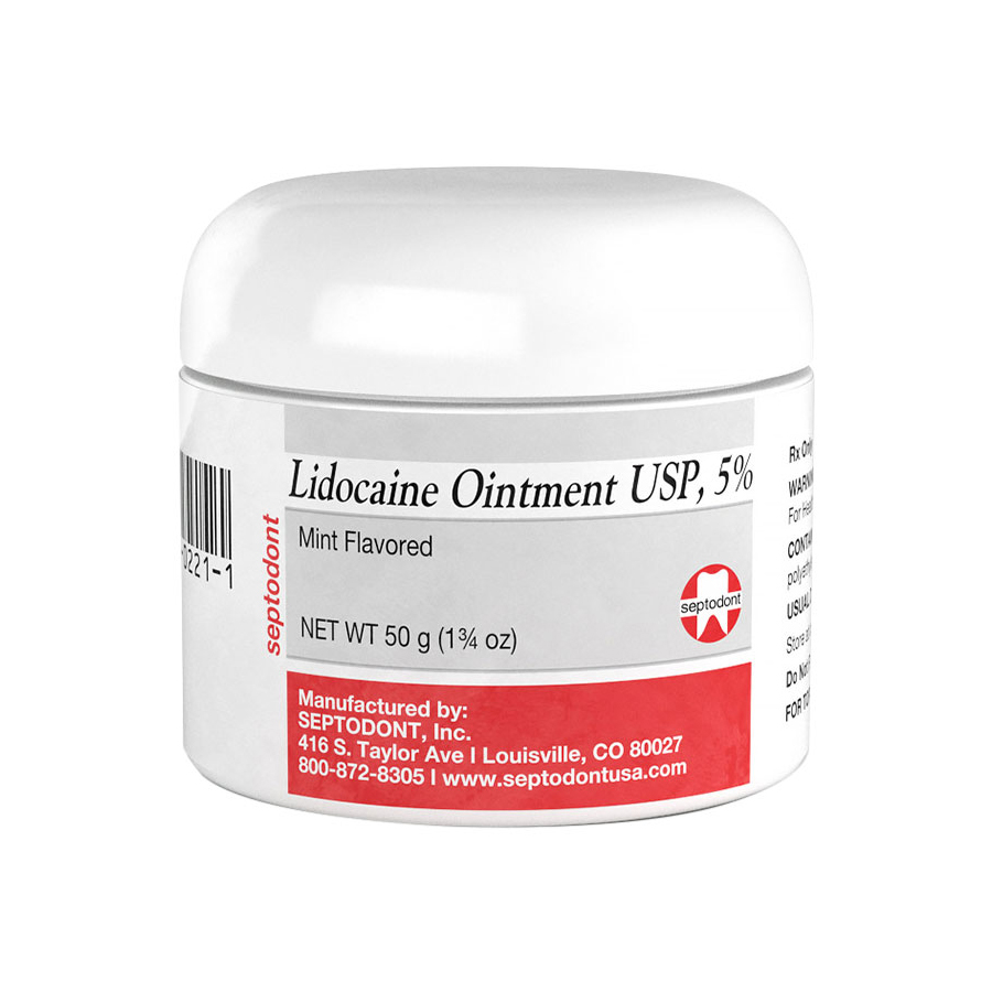 Lidocaine Ointment 5% Mint 50gm 01-T0160