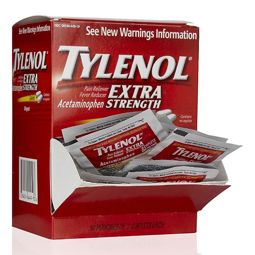 Tylenol X-Strength 100/bx 50-2pks M4042F/5488HT