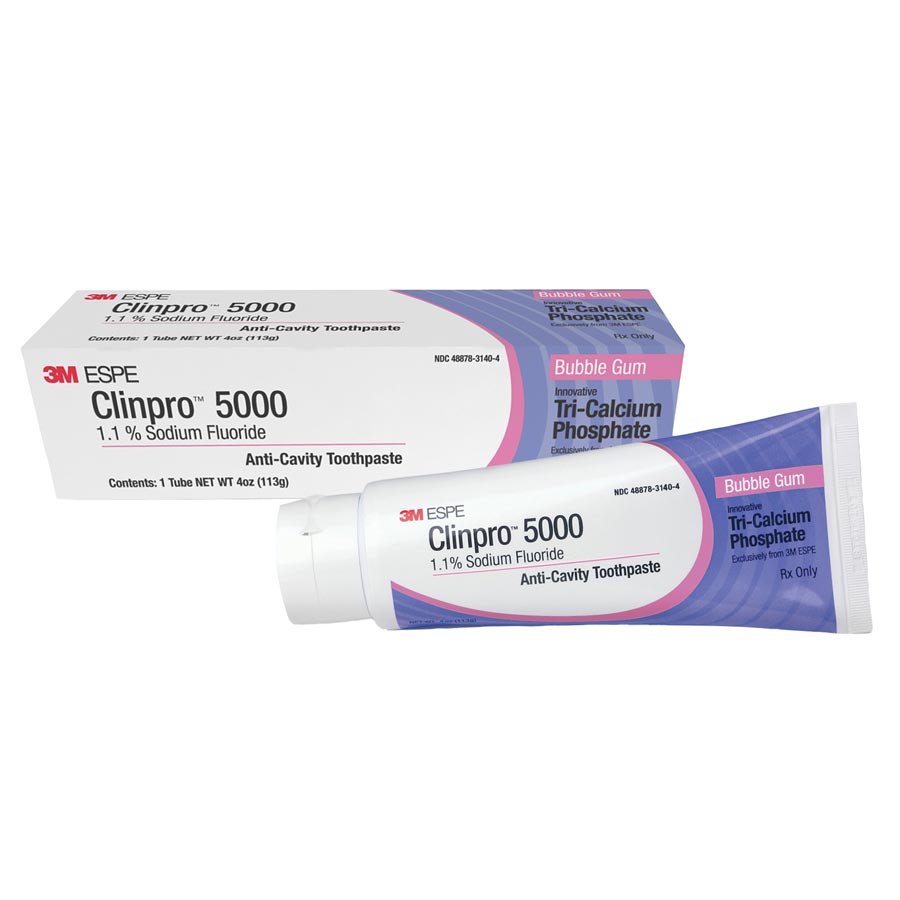 Clinpro 5000 NAF Dentrifice Bubblegum 4oz Each