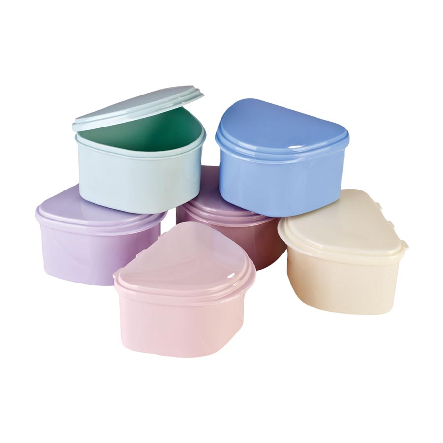 Denture Boxes Pastel Assorted 12/Box 200BTH-PSA