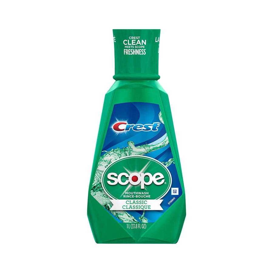 Crest Scope Classic Mouthwash 1L x 6/Case 80366795/80812411