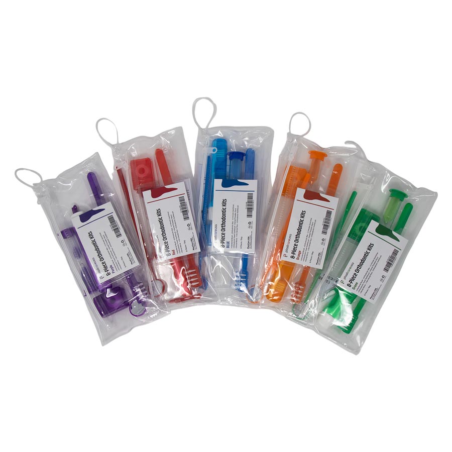 Orthodontic kit, 8 pieces, zipper bag 36/Kits