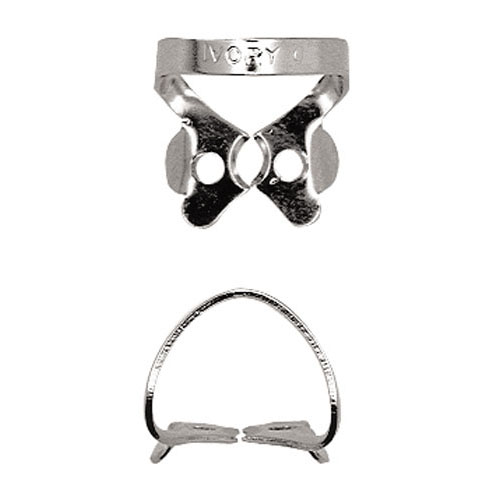 Ivory Rubber Dam Clamp SS #0 50057304
