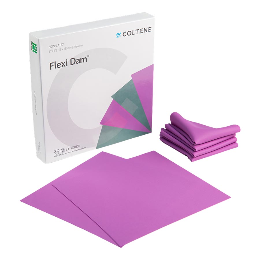 Hygenic Non-Latex Flexi Dam Violet 6x6 Medium H09945