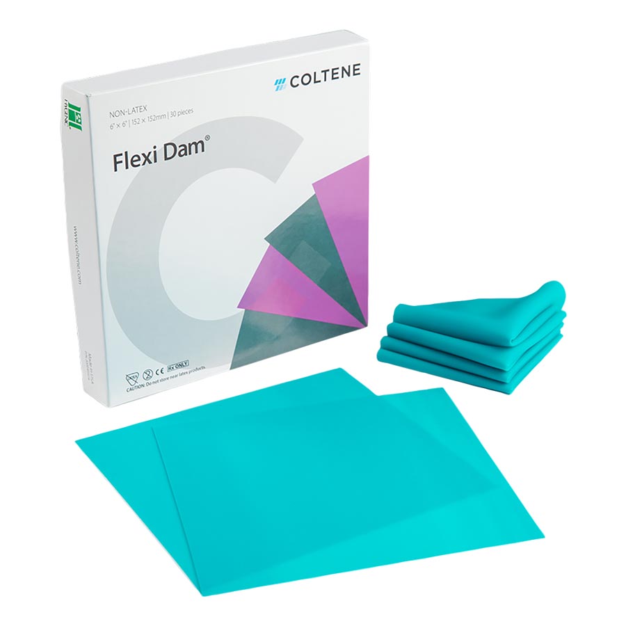 Hygenic Non-Latex Flexi Dam Green 6x6 Medium H09946