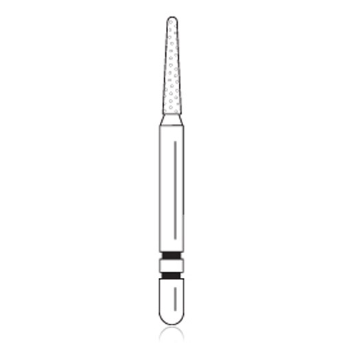 Two Striper Diamonds Round End Taper 5/Pack 747.6C 2015058