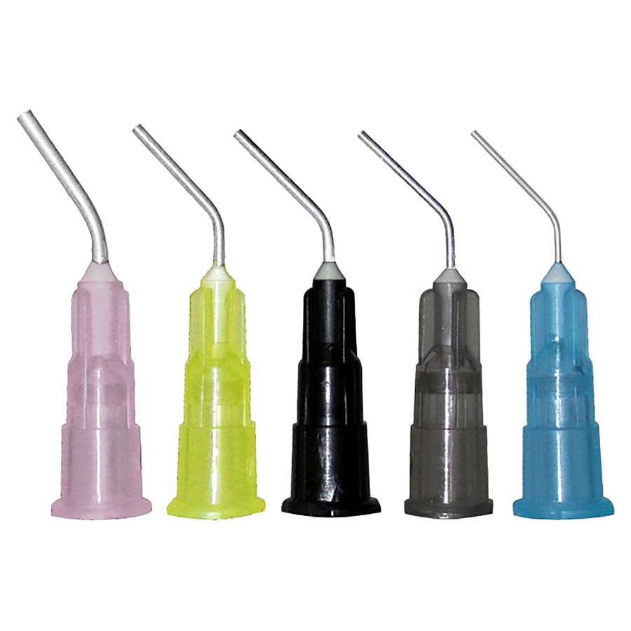 Defend Prebent 19ga Applicator Tips Black 100/Pkg PN-1229
